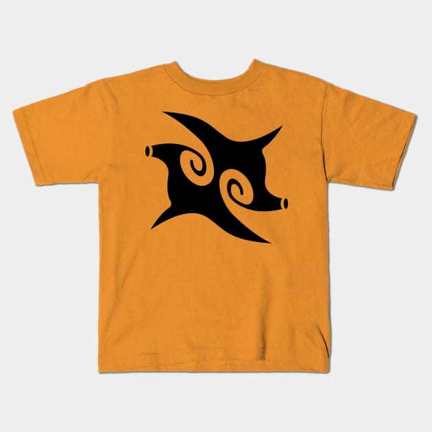 Focused - Abstract Kids T-Shirt by Kat C.